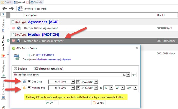 Tasks and Notify in WDU14 Release from Wolrdox