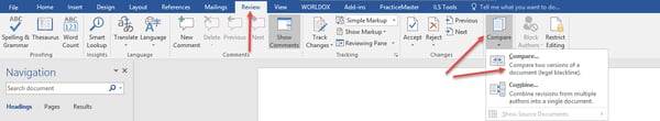 Word Direct Compare comparison tool